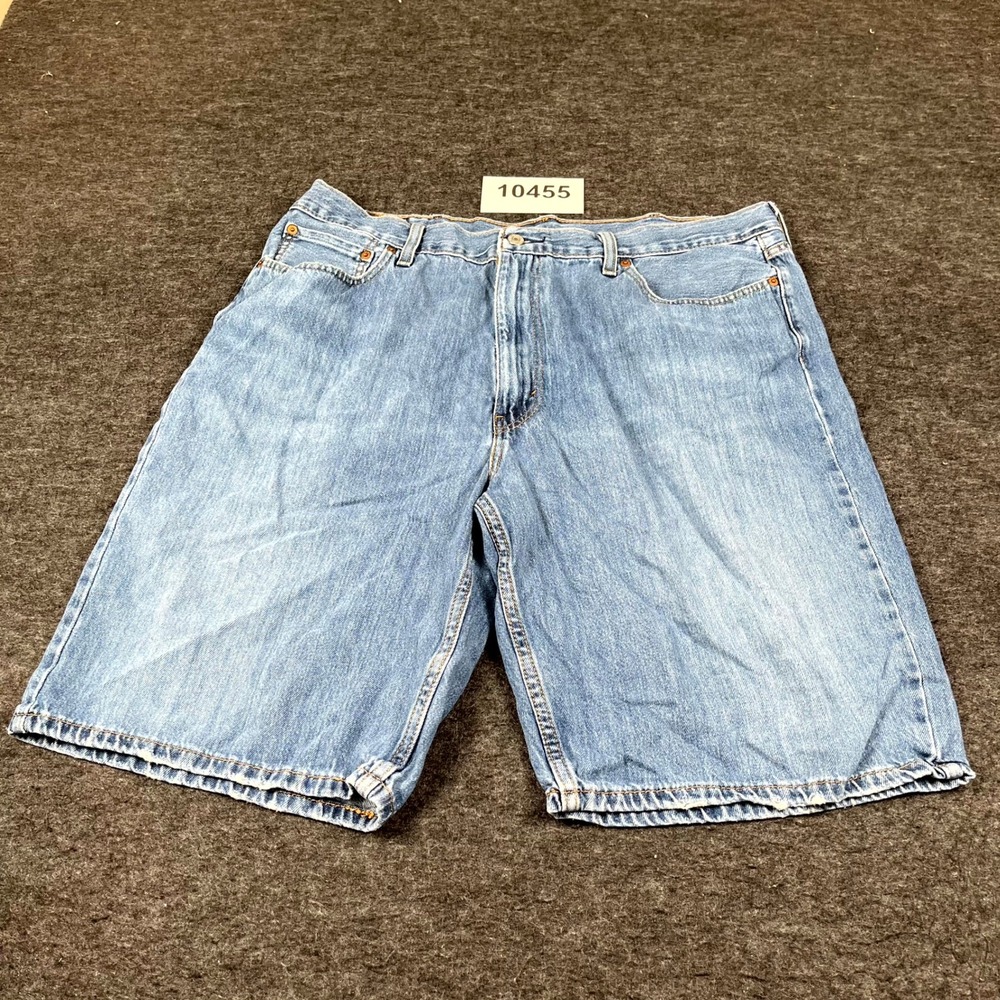 Levi's 460 Bermuda Shorts Mens 40 Blue Denim Medium Wash Streetwear Casual